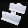 Solar Panel Short Side Mounting Brackets /Mounts for Motorhome Boat White