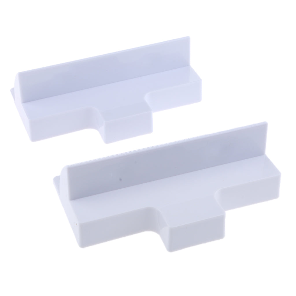 Solar Panel Short Side Mounting Brackets /Mounts for Motorhome Boat White