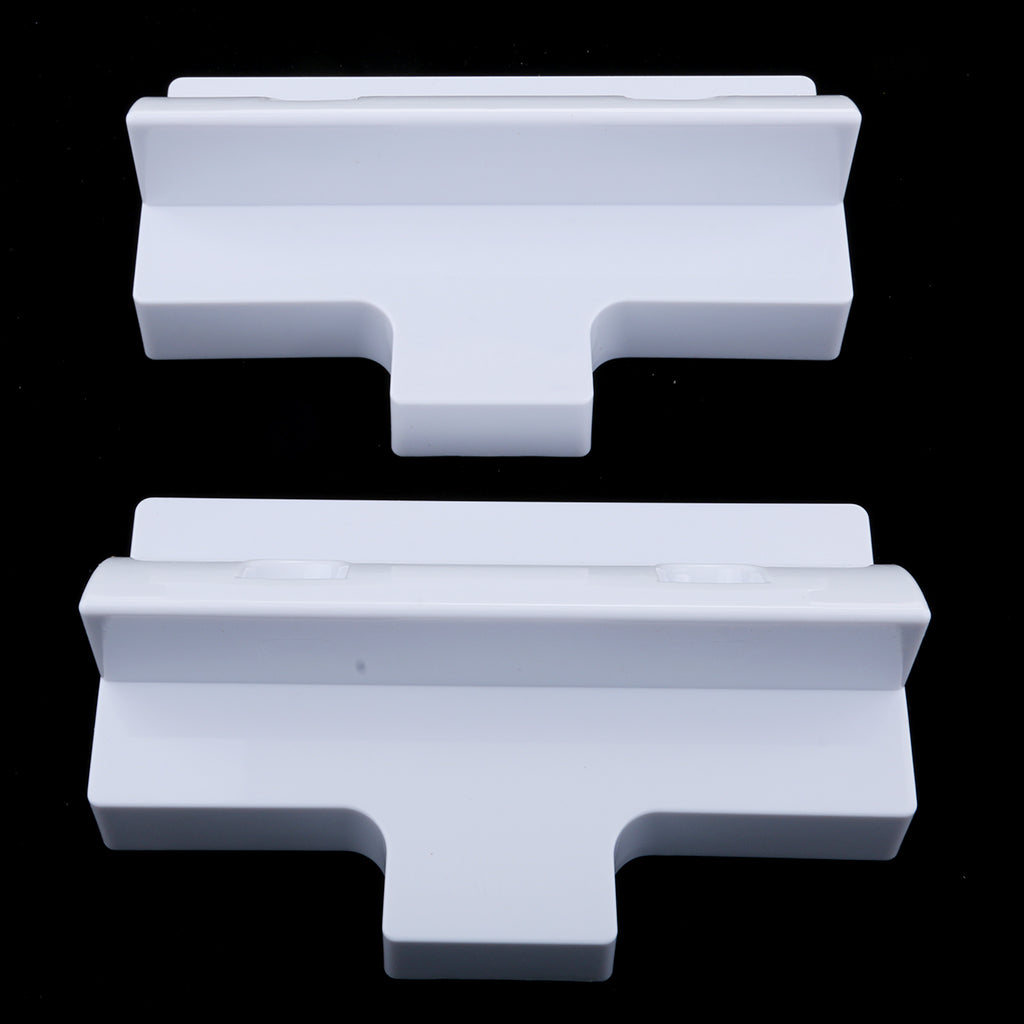 Solar Panel Short Side Mounting Brackets /Mounts for Motorhome Boat White