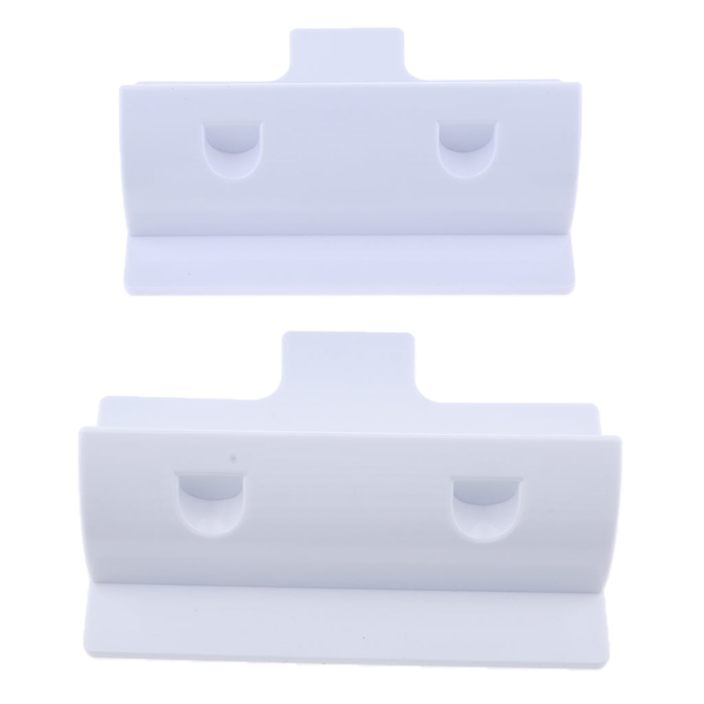 Solar Panel Short Side Mounting Brackets /Mounts for Motorhome Boat White