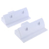 Solar Panel Short Side Mounting Brackets /Mounts for Motorhome Boat White