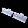 Solar Panel Short Side Mounting Brackets /Mounts for Motorhome Boat White