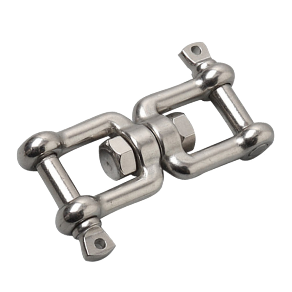 Boat Jaw Anchor Chain Swivel Connector Shackle 316 Stainless Steel 8mm