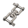 Boat Jaw Anchor Chain Swivel Connector Shackle 316 Stainless Steel 10mm