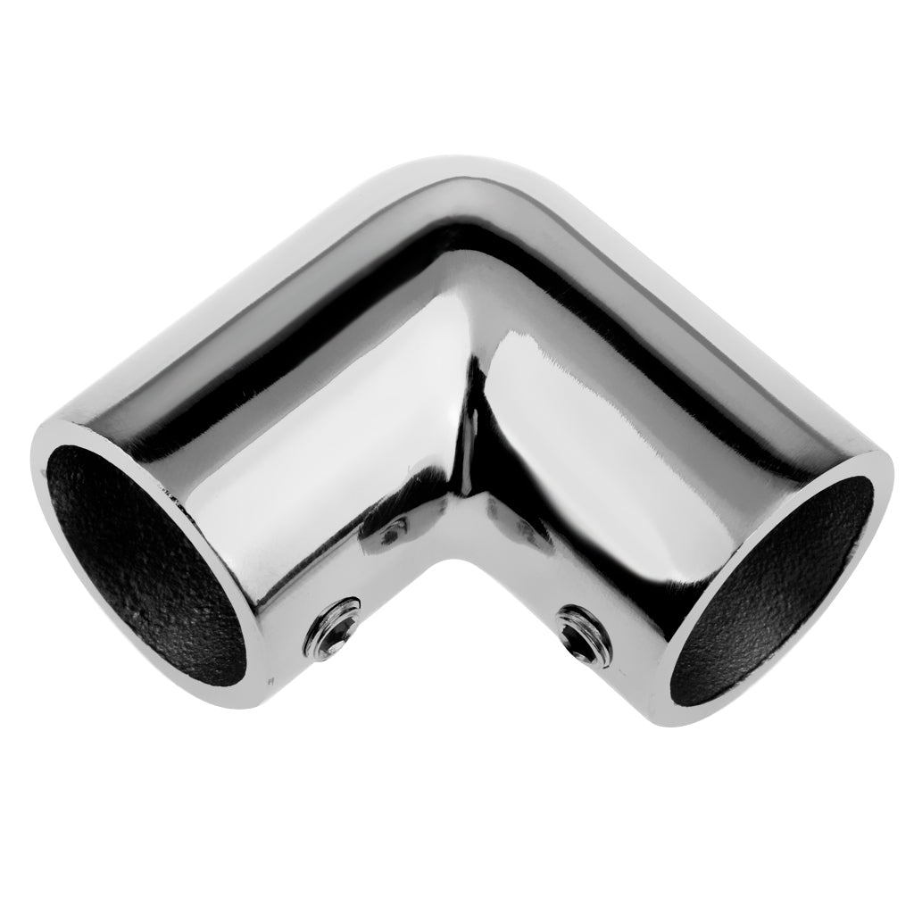 Boat Marine Hand Rail Fitting 90 Degree Elbow 316 Stainless Steel 22mm