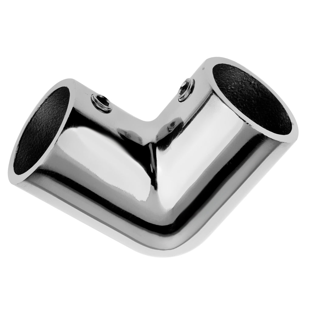 Boat Marine Hand Rail Fitting 90 Degree Elbow 316 Stainless Steel 22mm