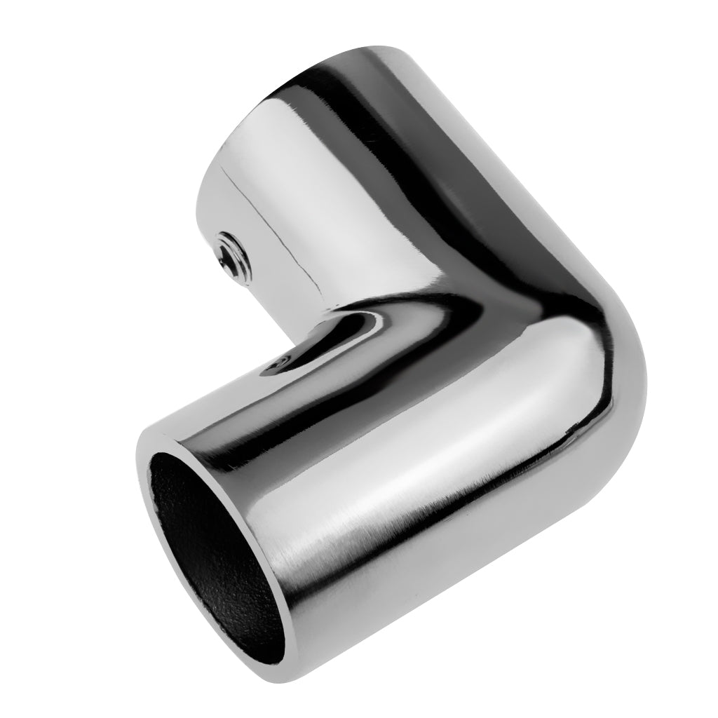 Boat Marine Hand Rail Fitting 90 Degree Elbow 316 Stainless Steel 22mm