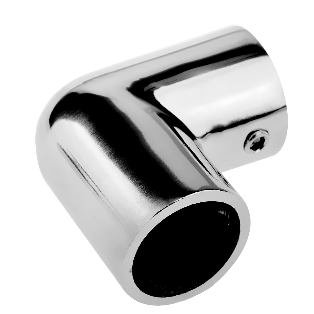 Boat Marine Hand Rail Fitting 90 Degree Elbow 316 Stainless Steel 22mm