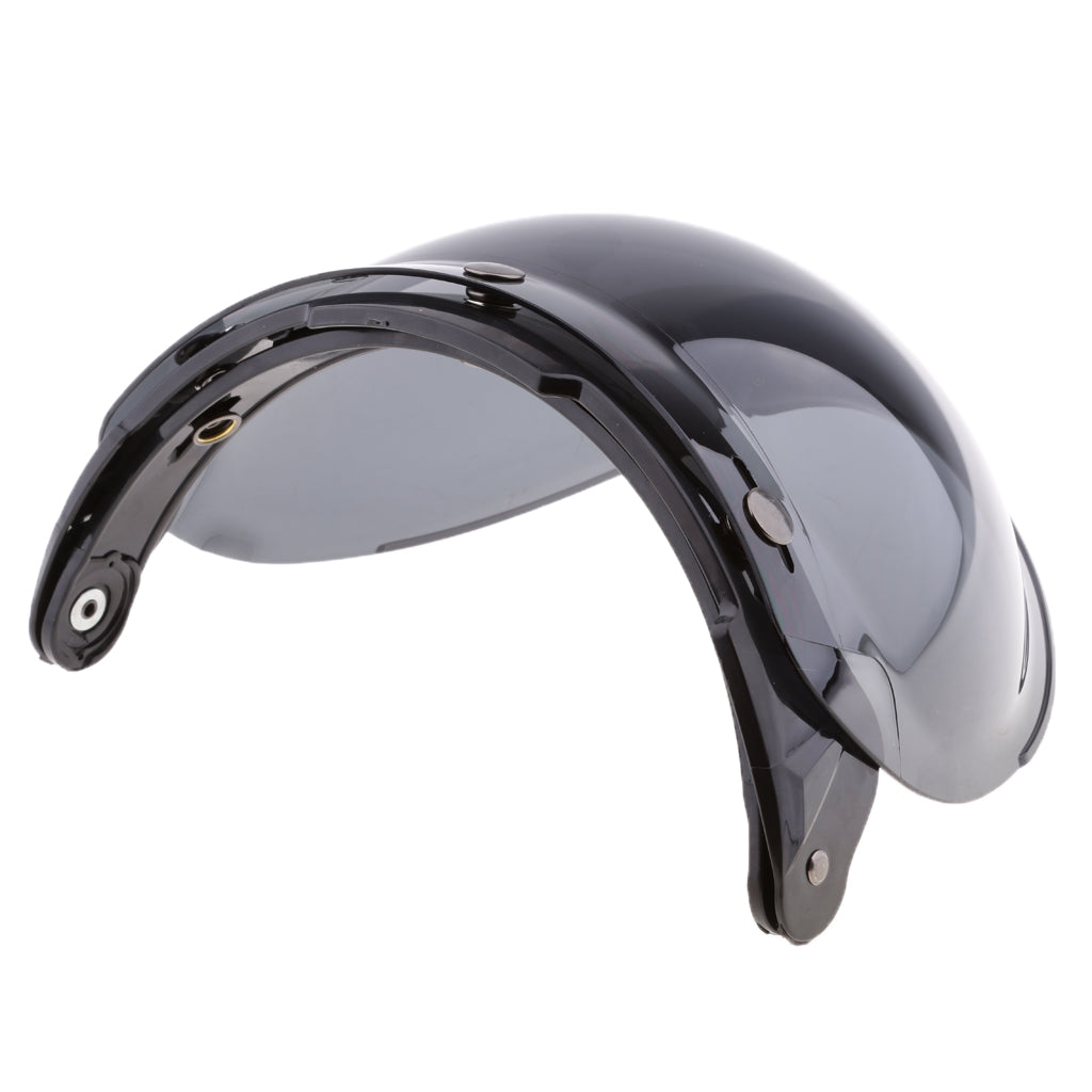 3-Snap Bubble Wind Shield Visor for Bonanza Biltwell Motorcycle Helmets 7