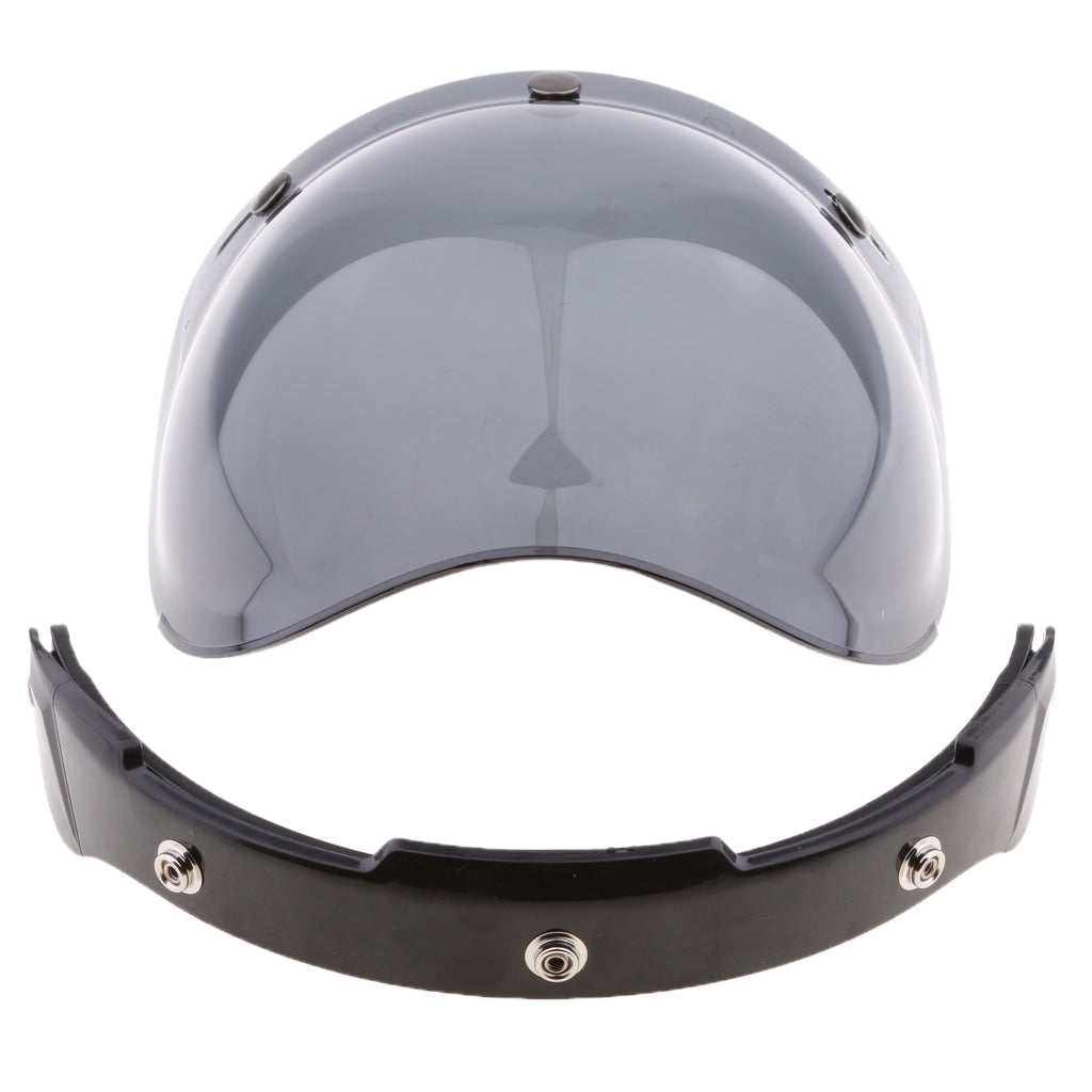 3-Snap Bubble Wind Shield Visor for Bonanza Biltwell Motorcycle Helmets 7