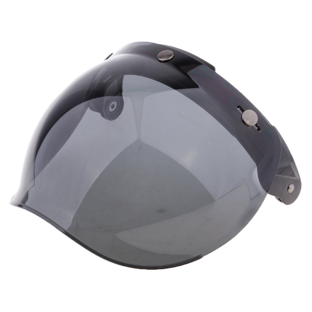 3-Snap Bubble Wind Shield Visor for Bonanza Biltwell Motorcycle Helmets 7