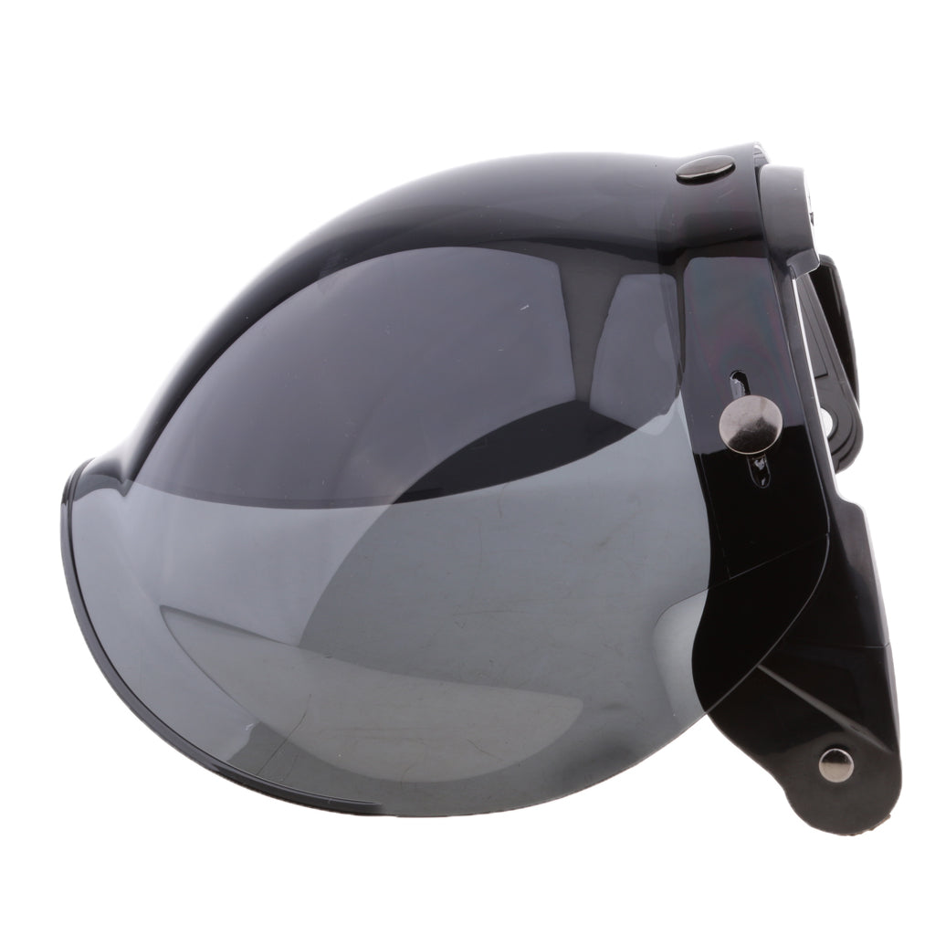 3-Snap Bubble Wind Shield Visor for Bonanza Biltwell Motorcycle Helmets 7