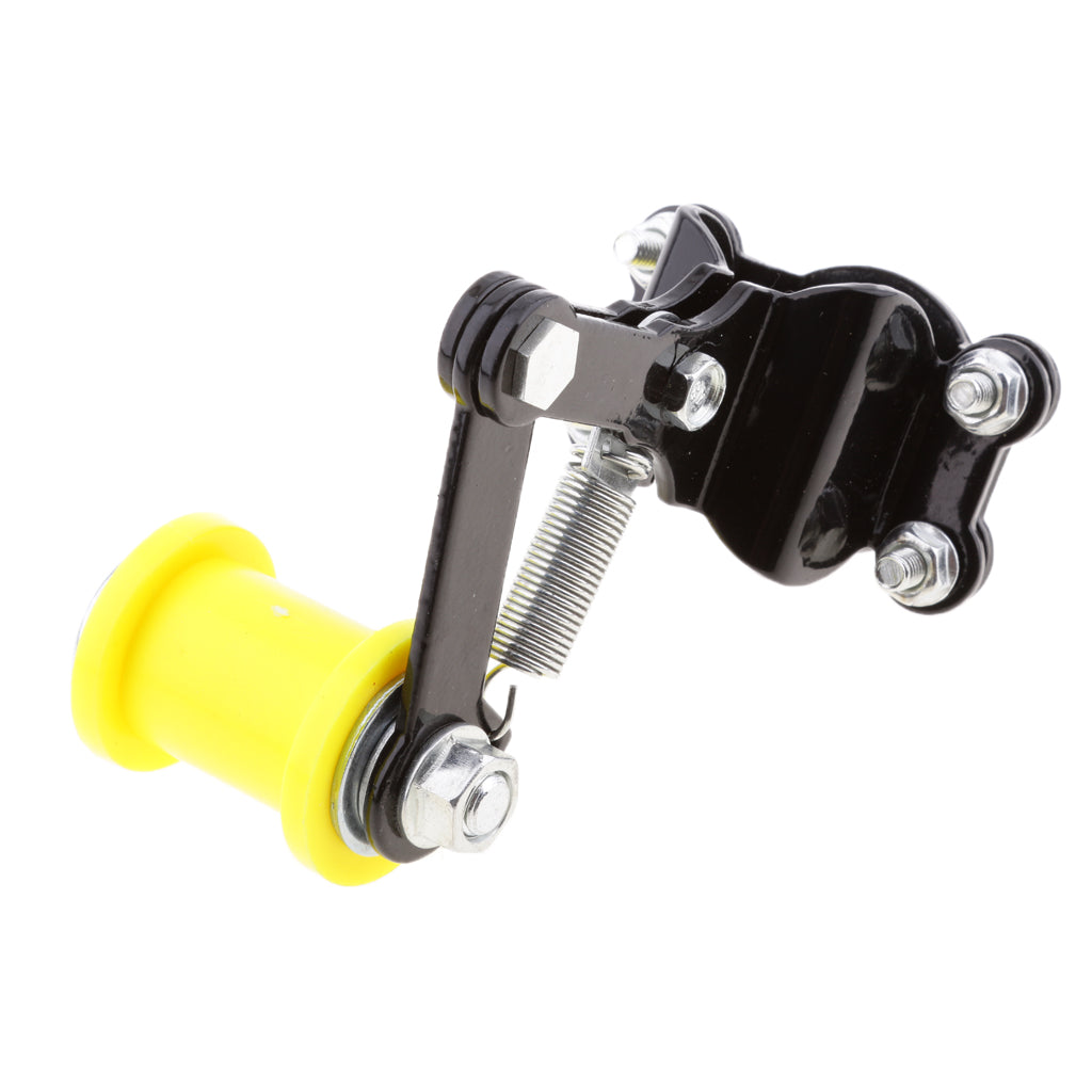 Motorcycle Motorbike Chain Tensioner Bolt on Roller Adjuster Tool Black