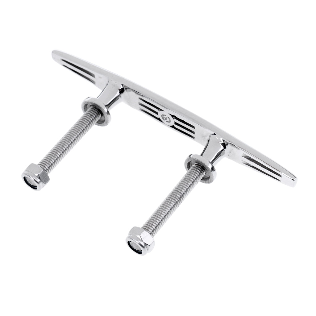 316 Stainless Steel Stud Mount Marine Boat Cleat 20cm