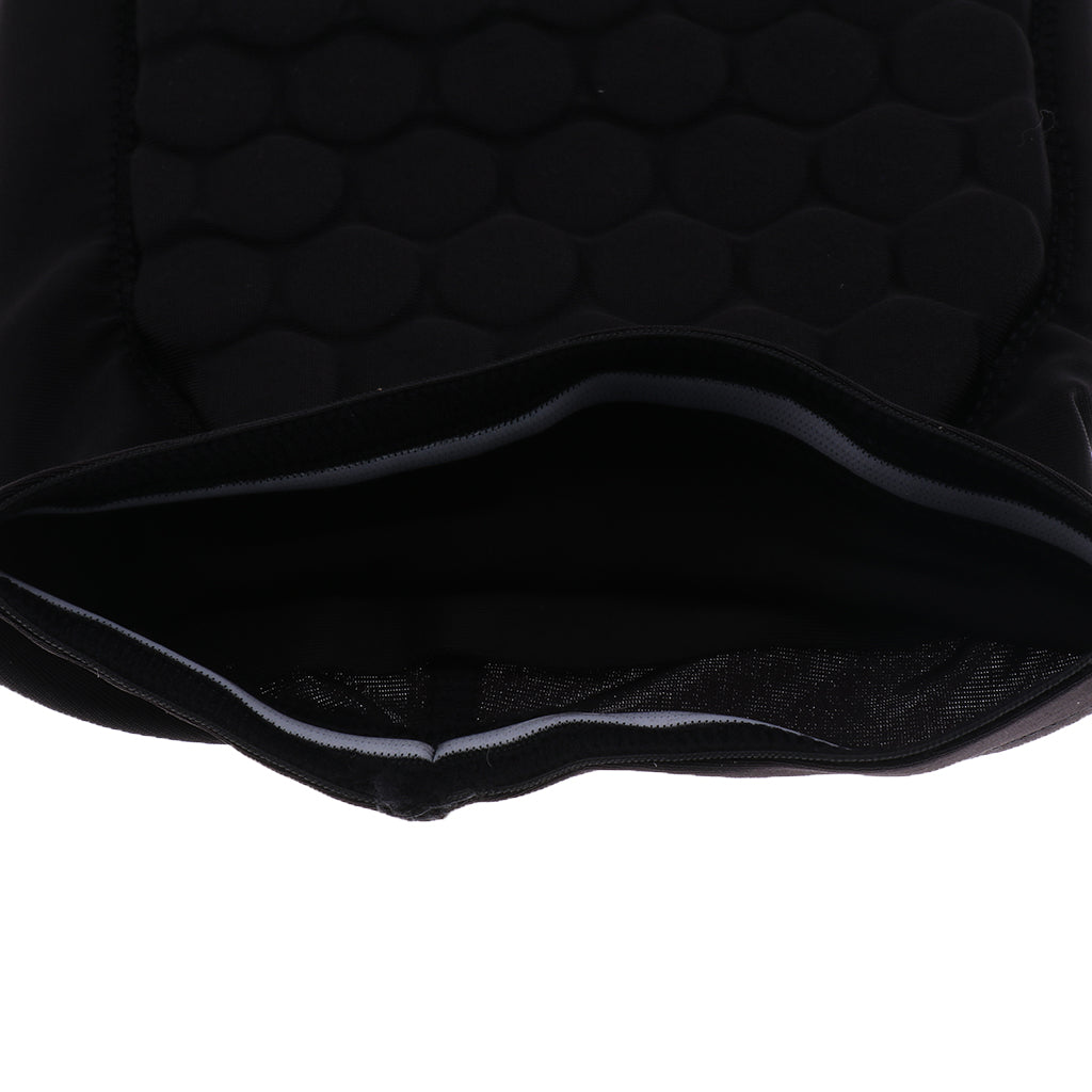 Knee Pads Honeycomb Compression Long Leg Sleeve Protector Gear Black L