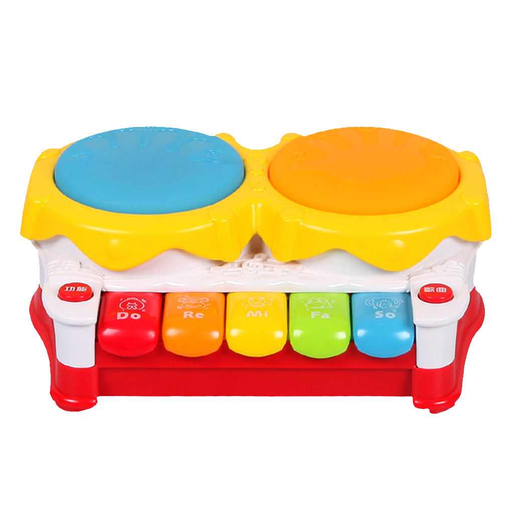 Multifunctional Musicial Hand Beat Drum Story Electronic Organ Baby Kids Toy