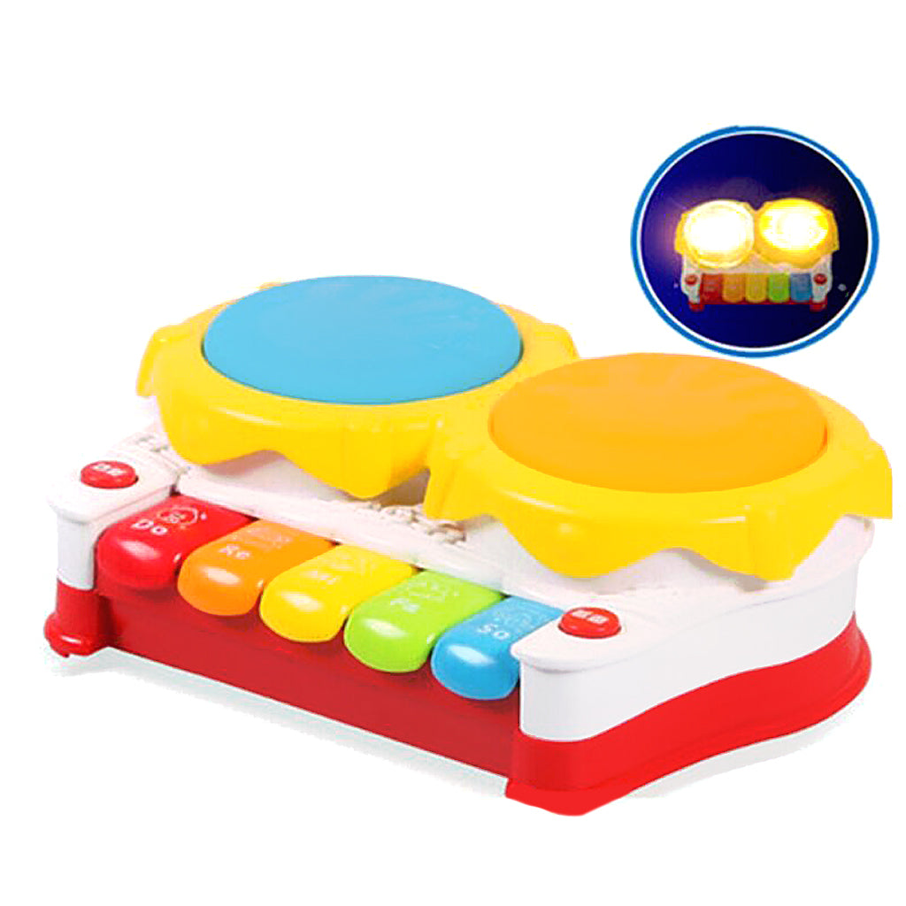 Multifunctional Musicial Hand Beat Drum Story Electronic Organ Baby Kids Toy