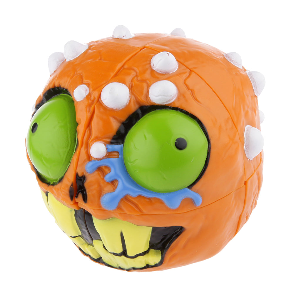 Novelty Pumpkin Skull Magic Cube Speed Twist Puzzle Brain Teaser Toys