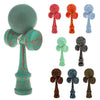 Wooden Crack Paint Kendama Toy Kids Ball Games Green & Red