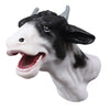 Cow Head Action Figure Hand Puppet Toy