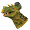 Green Triceratops Head Action Figure Hand Puppet Toy Gift