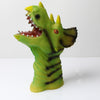 Green Triceratops Head Action Figure Hand Puppet Toy Gift