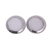 2psc Chrome Plated Screened Sound Hole Inserts for Dobro Resonator Guitar