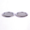 2psc Chrome Plated Screened Sound Hole Inserts for Dobro Resonator Guitar