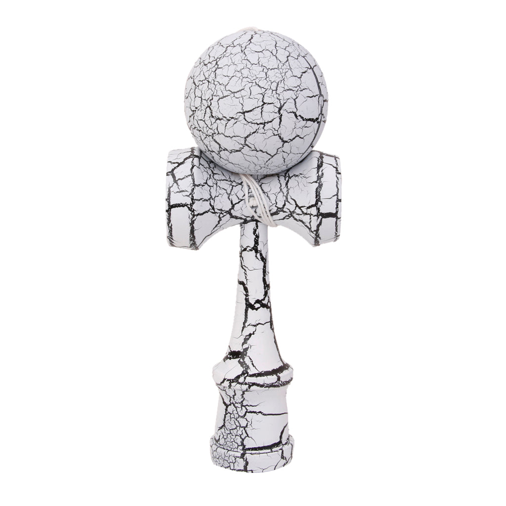 Wooden Crack Paint Kendama Toys- White