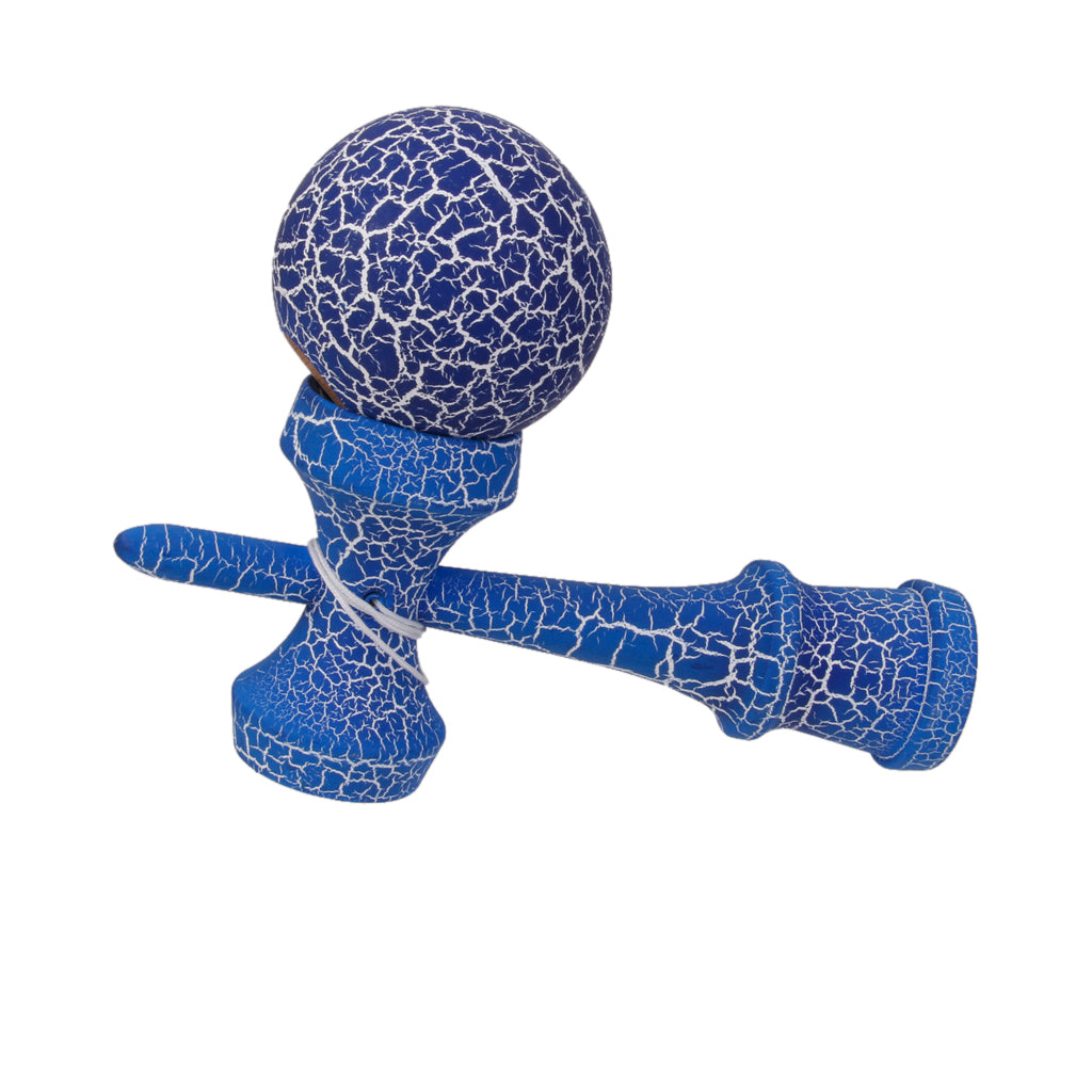 Wooden Crack Paint Kendama Toys- Blue