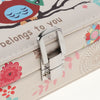 Small PU Leather Travel Jewelry Box Case for Rings Earrings Necklace Style 1