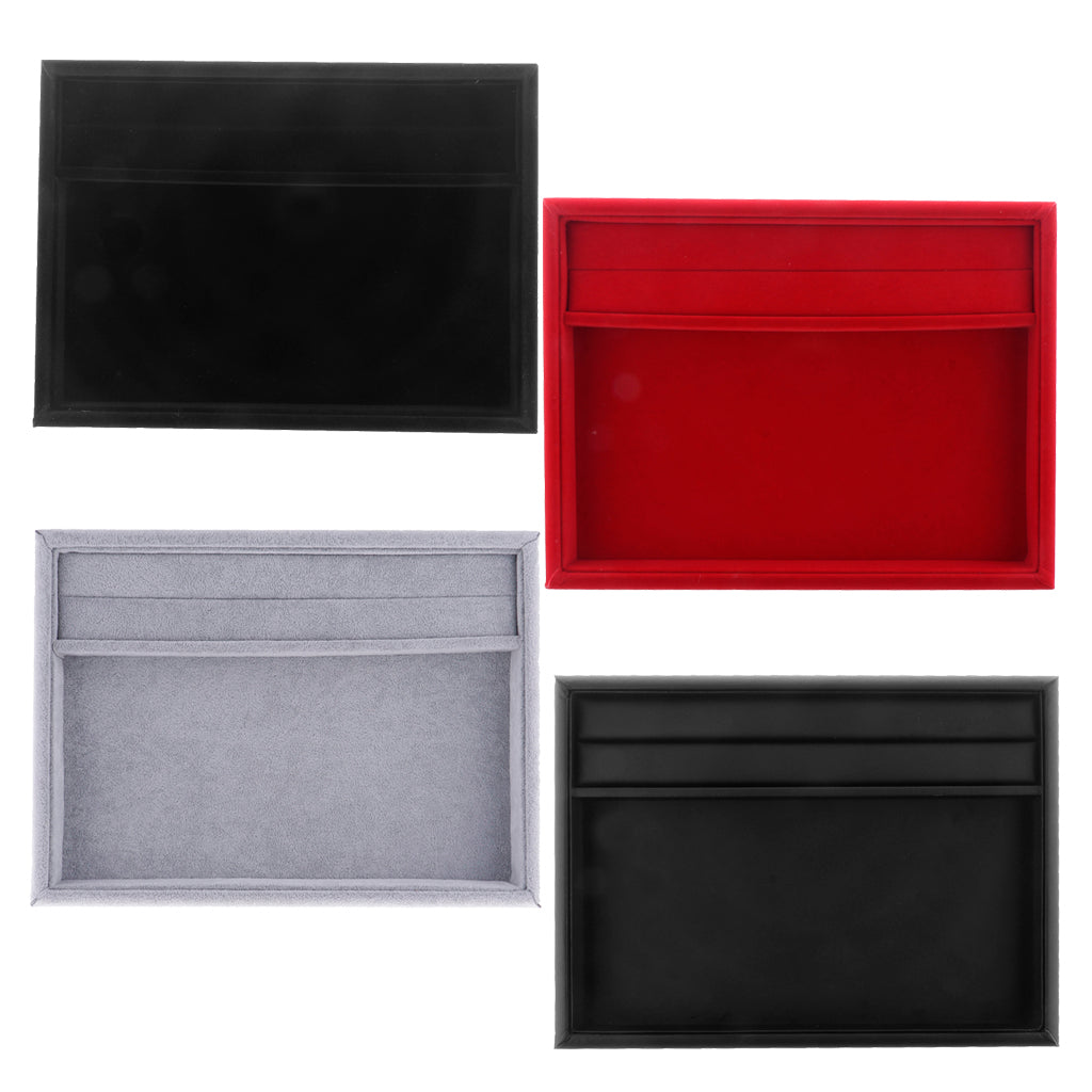 Velvet Jewelry Trays Catch All Jewelry Display Tray Case Black Velvet