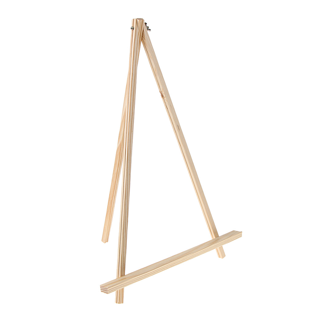 Natural Wood Display Stand for Display Photo Frames and Jewelry Holder L