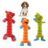 Pet Cat Dog Interative Rubber Squeaky Chew Toy Biting Toy Cute Animals  1
