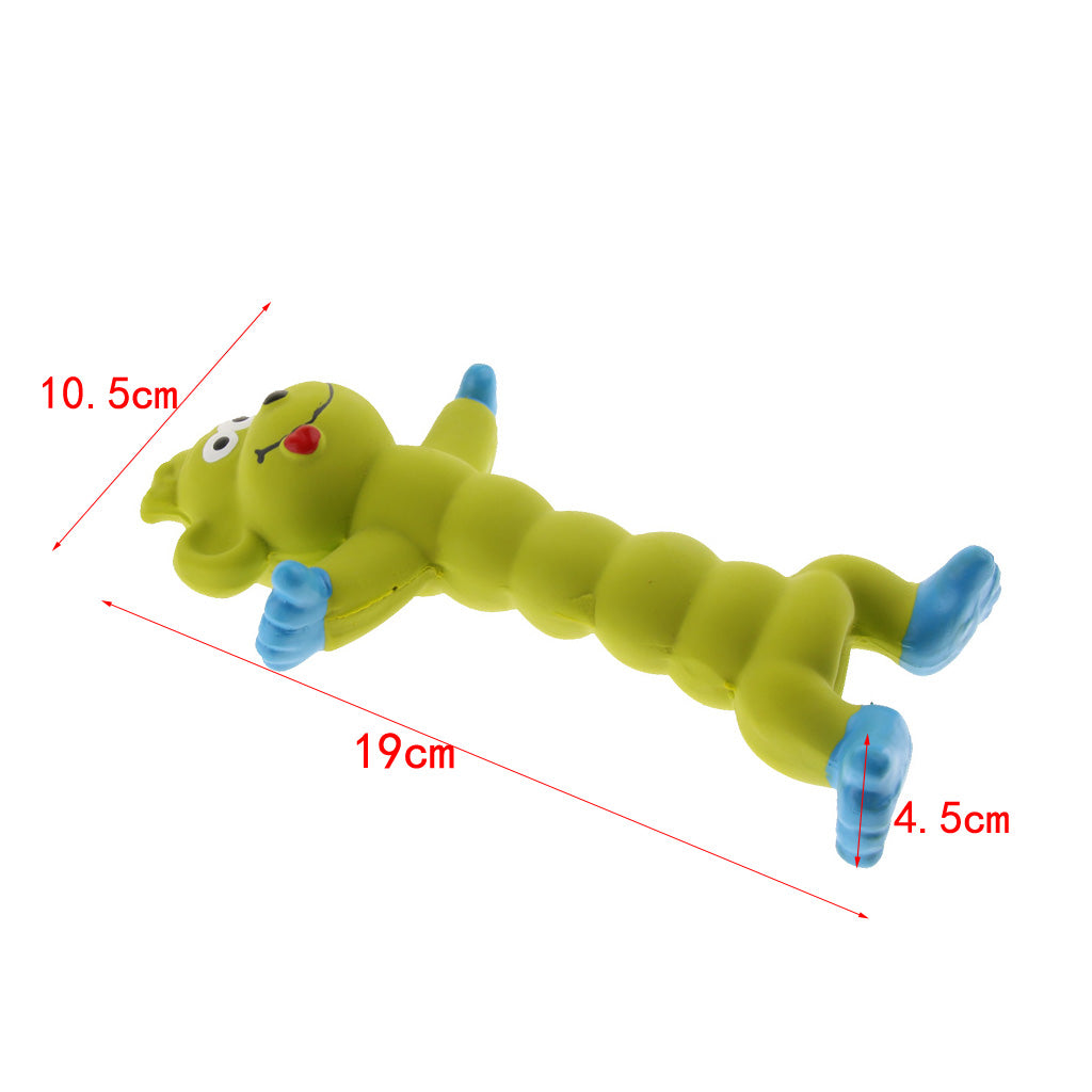 Pet Cat Dog Interative Rubber Squeaky Chew Toy Biting Toy Cute Animals  1