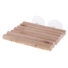 Reptile Turtle Wooden Pier for Frogs Tortise Basking Platform Aquarium  L