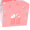 Small Animals Hamster House Cages Wooden Squirrel Villa Hut Play Toy pink