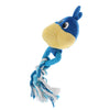 Pet Dog Cat Play Squeaky Sound Vocal Rope Knot Toys  Little Bird Style-Blue