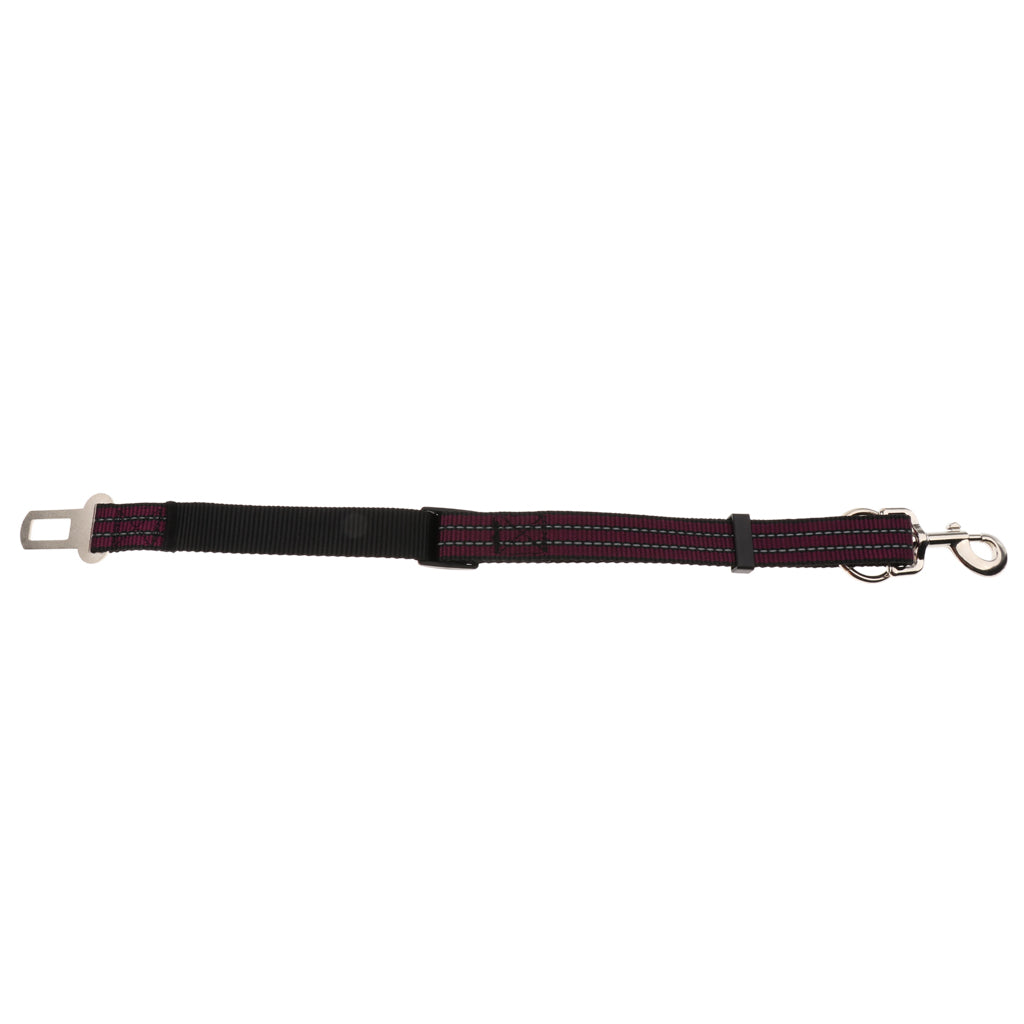 Adjustable Pet Dog Cat Car Seat Belt Strap Restraint Safety Leads Purple