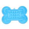 Pet Dog Cat Slow Feeder Anti-Slip Feeding Dish Bowl Anti-Choking Blue S