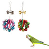 Pet Parrot Chew Swing/Tunnel/Bell Toys Cage Decoration Hanging Toy Bell