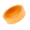 2Pieces Reptiles Feeder Ceramic Food Bowl Anti-escape Dish For Lizard Gecko Orange Round L