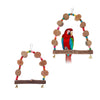 Bird Parrot Perch Swing Hanger Cage Parakeet Cockatiel Finch Lovebird Toy M