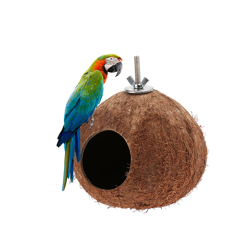 Bird Parrot Parakeet Budgie Cockatiel Nest Hammock Swing Toy Screw