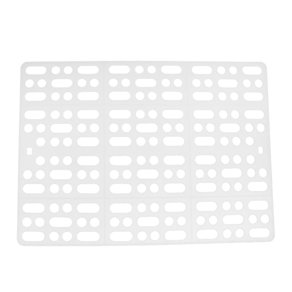 Small Animal Cage Hole Mat Comfort Pieces Pad For Bunny Mouse Hamster Cage Transparent