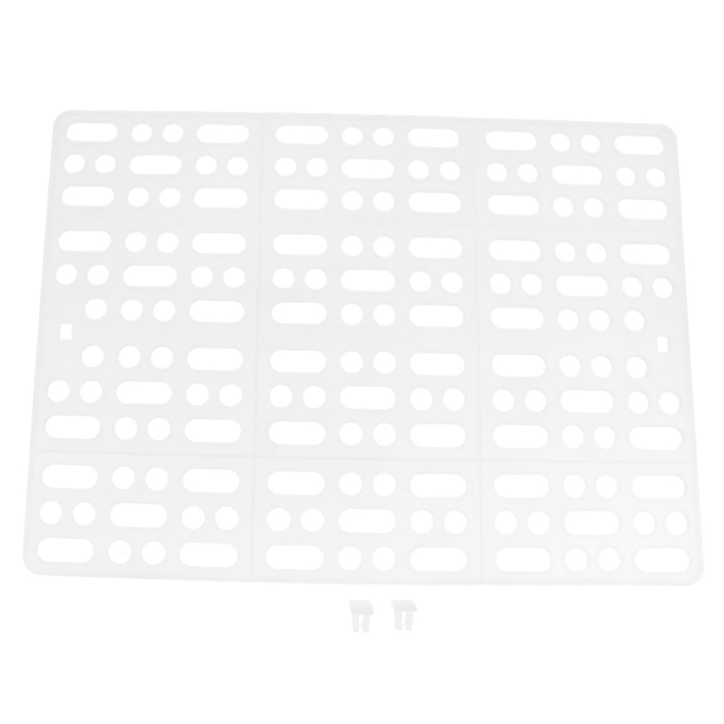 Small Animal Cage Hole Mat Comfort Pieces Pad For Bunny Mouse Hamster Cage Transparent