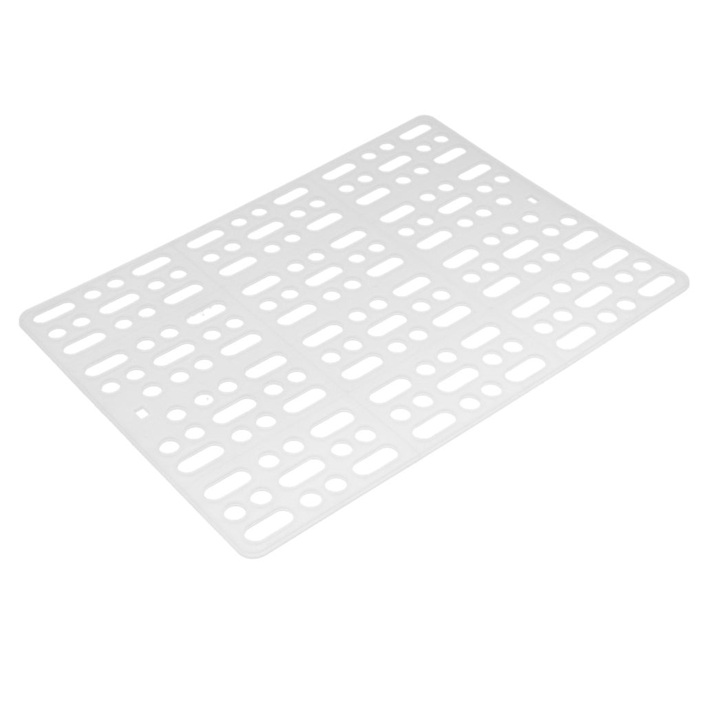 Small Animal Cage Hole Mat Comfort Pieces Pad For Bunny Mouse Hamster Cage Transparent