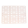 Small Animal Cage Hole Mat Comfort Pieces Pad For Bunny Mouse Hamster Cage Pink