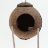 Natural Coconut Shell Bird Nest House Hut for Pet Parrot Feeder Toy #2