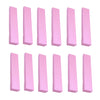 12 Pcs Fashion Women Rectangular Necklace Jewelry Storage Boxes  Pink